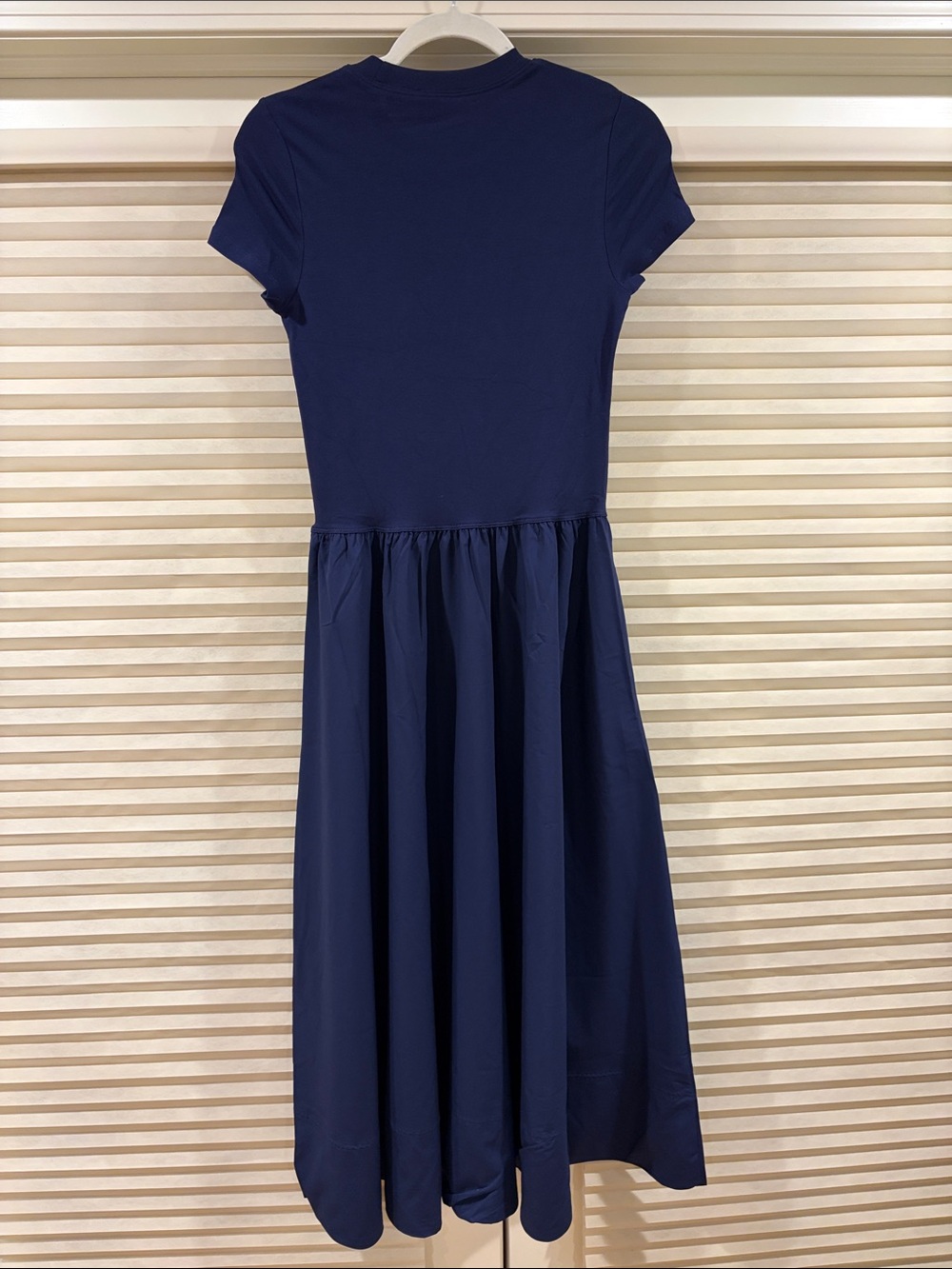 🔥CLEARANCE🔥 NWOT Ralph Lauren Navy Short-Sleeve Cotton T-shirt Midi Dress, Size - Picture 6 of 10